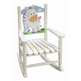Sunny Safari Zebra Kid's Rocking Chair