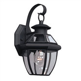 Classic  Outdoor Wall Lantern in Black