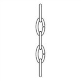 72" Chain in Antique Brushed Nickel