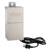 Ambiance Landscape 14.25" Transformer in Brushed Stainless with Timer and Photo Control