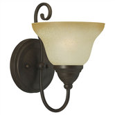 Montclaire  Fluorescent Vanity Lightin Olde Iron - Energy Star
