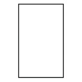 Ambiance Blank Address Number Tile in White