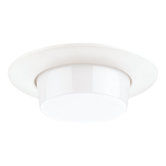 Drop Lens Shower Trim in White