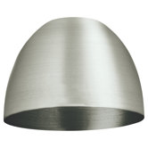 Mini Dome Metal Shade in Brushed Stainless