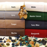 400 Thread Count Egyptian Cotton Solid Sheet Set