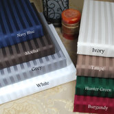 400 Thread Count Egyptian Cotton Stripe Sheet Set