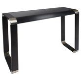 Black Oasis Console Table