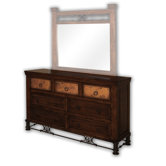 Valencia 7 Drawer Distressed Dresser