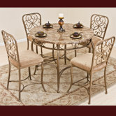 Vintage Garden 5 Piece Counter Height Dining Set