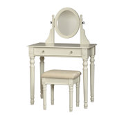 Lorraine Vanity Set in White