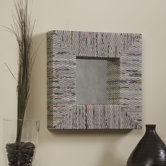 Newspaper Square Mirror