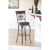 Fleur De Lis Bar Stool