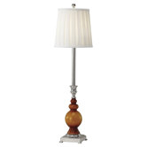 Sidonia One Light Buffet Lamp in Polished Nickel