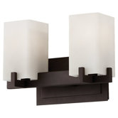 Riva Two Light Bath Vanity in Oil Rubbed Bronze