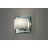 Khola One Light Wall Sconce in Brushed Steel
