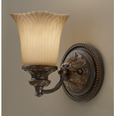 Emma One Light Wall Sconce in Grecian Bronze