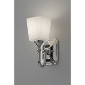 Concord One Light Wall Sconce in Polished Nickel