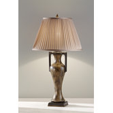 Cordelia One Light Table Lamp in Stone