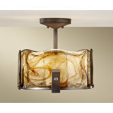 Aris 3 Light Semi Flush Mount
