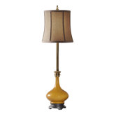 Samira One Light Buffet Lamp in Persimmon Crackle