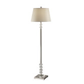 Sylus One Light Floor Lamp in Polished Nickel