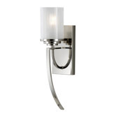 Finley One Light Wall Sconce in Polished Nickel
