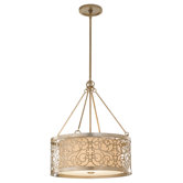 Arabesque 4 Light Drum Pendant