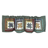 Cottage Star Curtain Valance