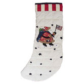 Colonial Santa Stocking