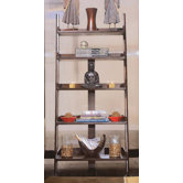 Tribecca 76" H Leaning Wall Bookcase