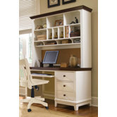 Sterling Pointe Computer Desk with Hutch