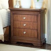 Elite Classics 3 Drawer Nightstand