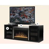 Marana 76" TV Stand with Electric Fireplace