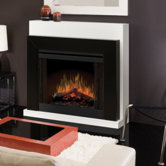33" Convertible Contemporary Electric Fireplace