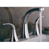 Alesia Widespread Bathroom Faucet with Double Lever Handles