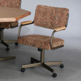 Chromcraft Core Tilt Swivel Arm Chair