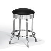 Retro Backless Counter Height Stool