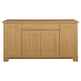 Sherwood 4 Door / 1 Drawer Sideboard in Natural Oak