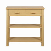 Huxley 4 Leg Console Table in Light Oak