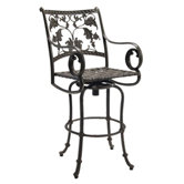 Old Gate Swivel Bar Stool with Loose Cushion