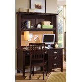 Twilight 52" Computer Desk with Hutch and Chair