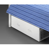 Metal Wheelie Bin Under Bed Drawer in Stone White