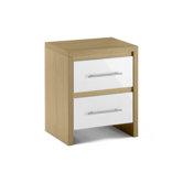 Stockholm 2 Drawer Bedside Table