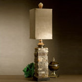Andean Layered Stone  Buffet Lamp