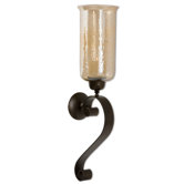 Joselyn Glass and Metal Wall Sconce