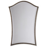 Sergio Vanity Mirror in Antiqued Silver