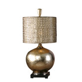 Julian Table Lamp in Antiqued Silver