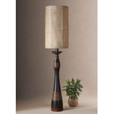 Dafina Buffet Lamp in Distressed Aged Black
