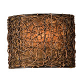 Naturals Knotted Rattan Wall Sconce