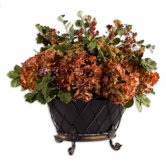 English Autumn Floral Bouquet Planter